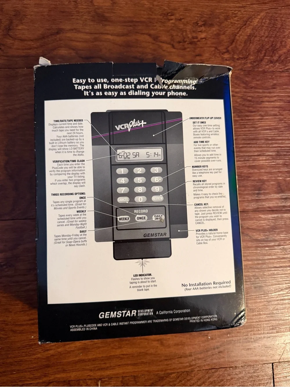 Gemstar instant programmer